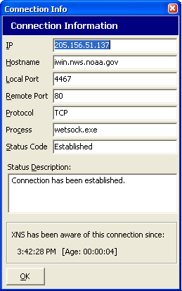 Connection Info